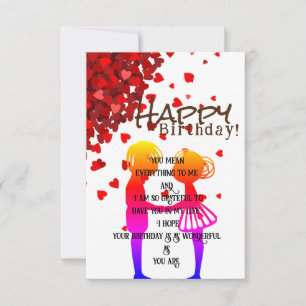 Wish to sweet heart card