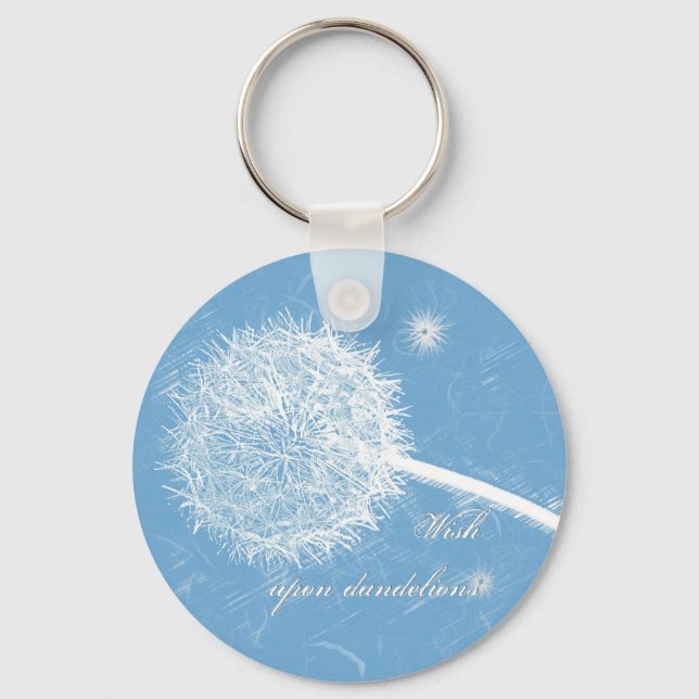 Wish upon a dandelion key ring (Front)