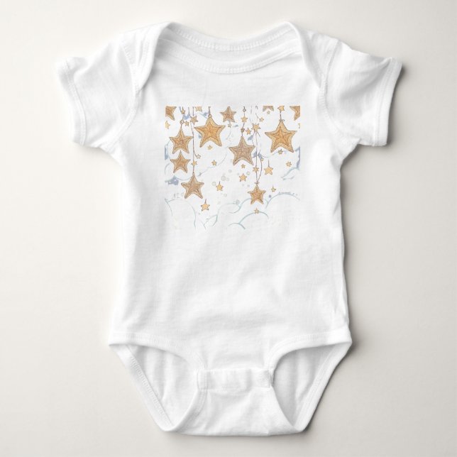 Wish Upon a Star Baby Bodysuit (Front)