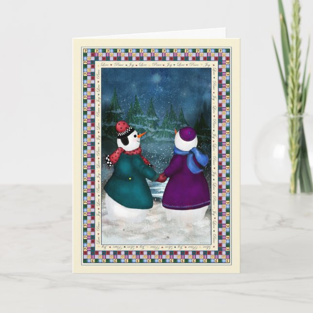 Wish Upon a Star Christmas Card (Front)