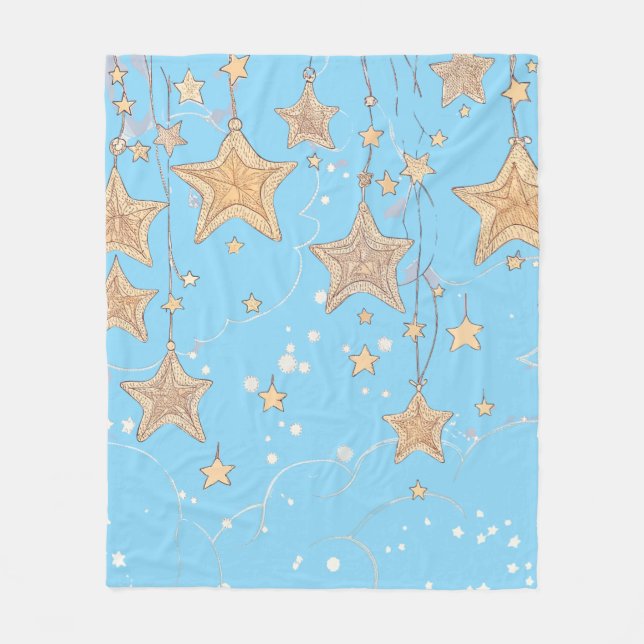 Wish Upon a Star Fleece Blanket (Front)