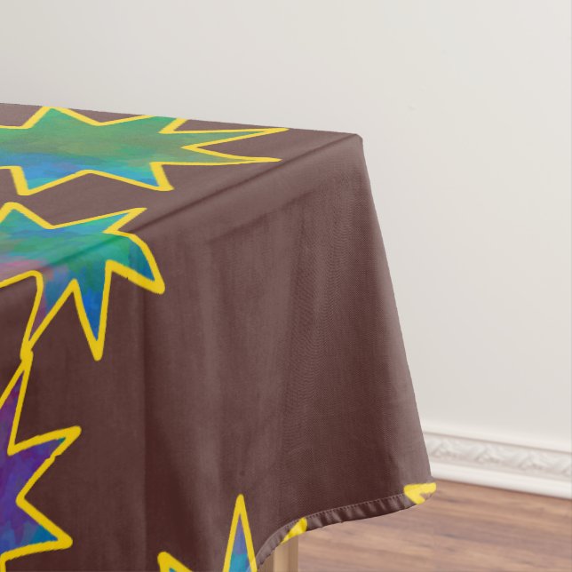 Wish Upon a Star in Iron Skies Tablecloth (In Situ)