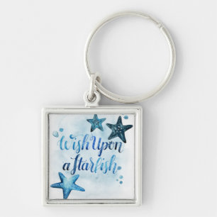Wish Upon a Starfish Key Ring
