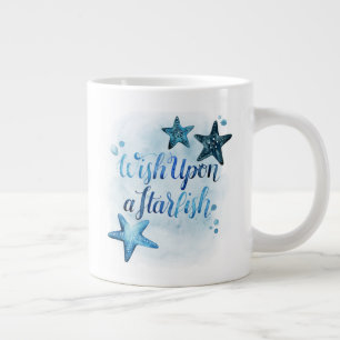 Wish Upon a Starfish Large Coffee Mug