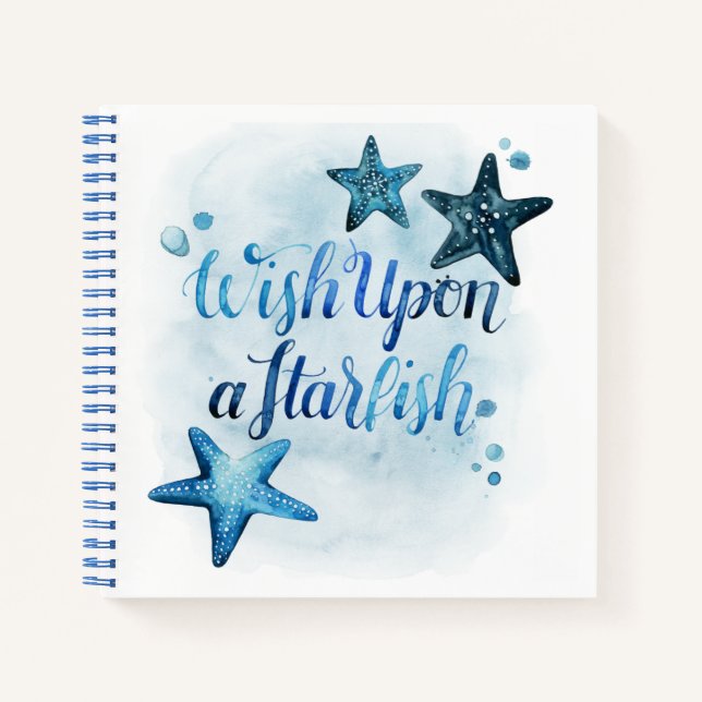 Wish Upon a Starfish Notebook (Front)
