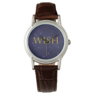 Wish Watch with Magical Night Sky Background