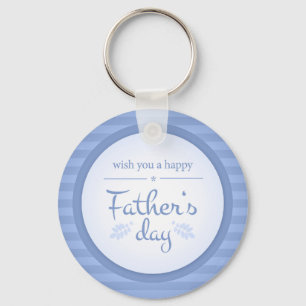 wish you happy fathers day key ring