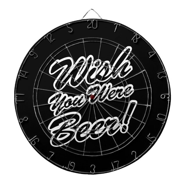 Wish You Were Beer! Dartboard (Front)