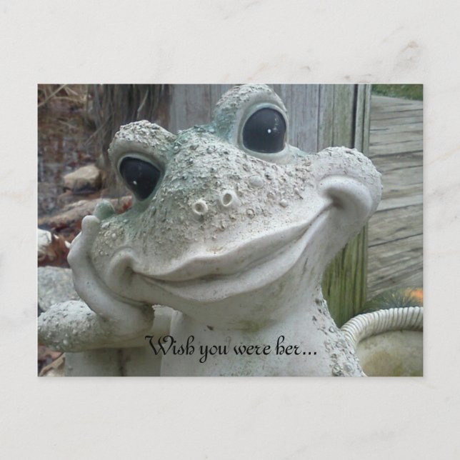 wish you were her...postcard postcard (Front)