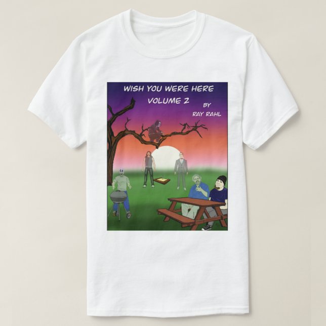 Wish You Were Here 2 Basic T-Shirt (Design Front)