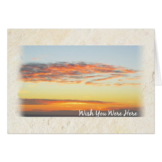 Wish You Were Here Card