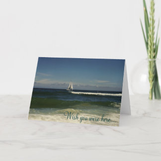 Wish You Were Here Card