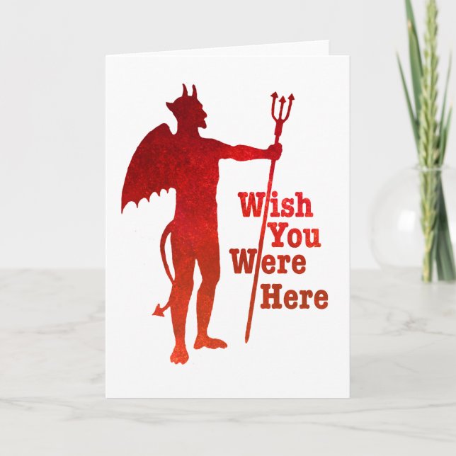 Wish You Were Here Card (Front)