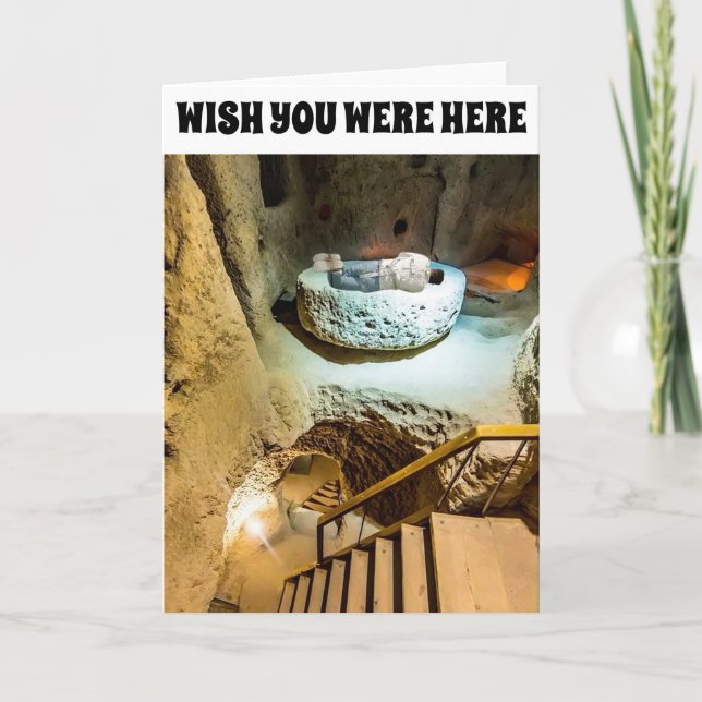 Wish you were here. card (Front)