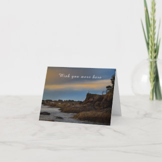 Wish you were here greeting card