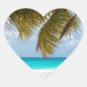 Wish you were here! heart sticker