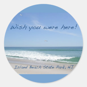 Wish You Were Here IBSP NJ Gulls Stickers