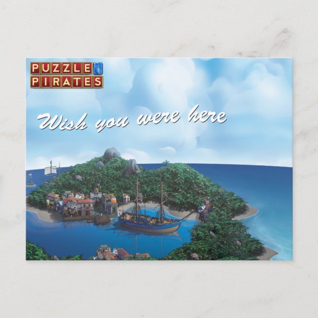 Wish You Were Here Postcard (Front)