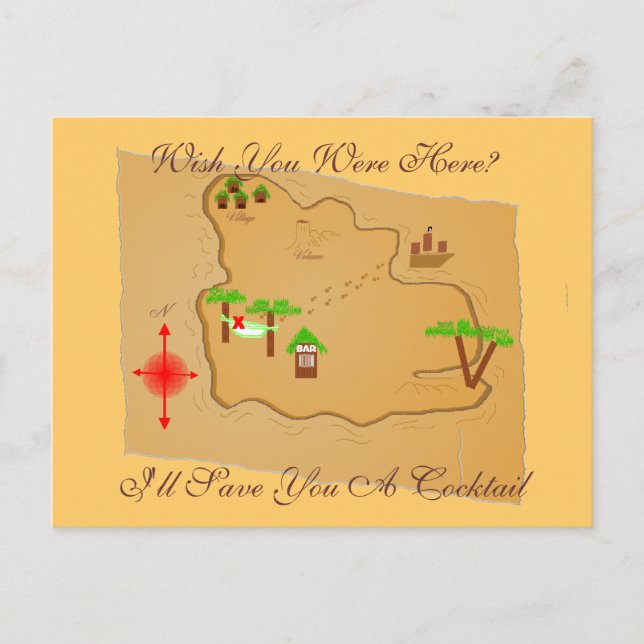 Wish You Were Here? Postcard (Front)