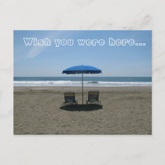Wish you were here... postcard