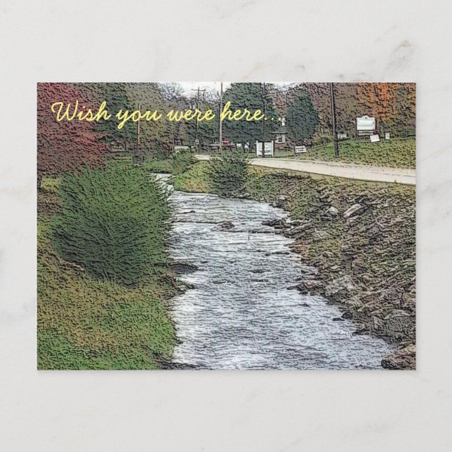 Wish you were here... postcard (Front)