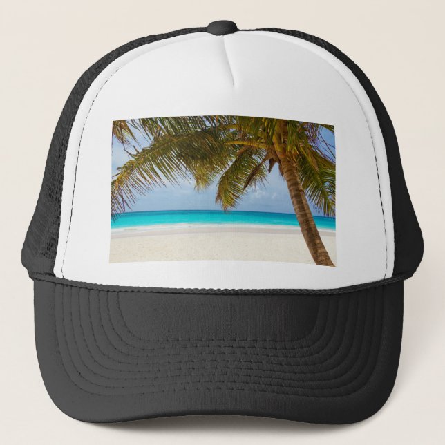 Wish you were here! trucker hat (Front)