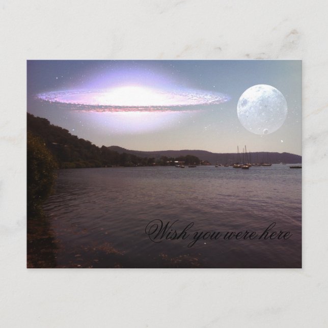 Wish you were here - Where the Hawkesbury River is Postcard (Front)
