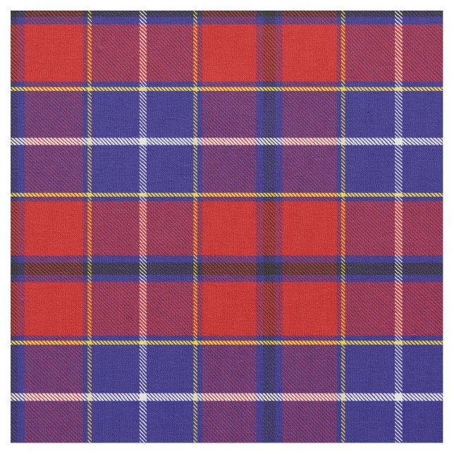 Wishart Dress Tartan Print Fabric (Close Up)