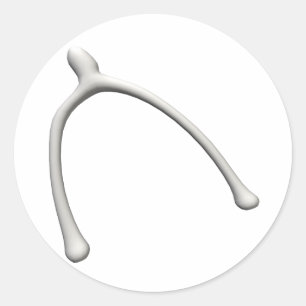 Wishbone Classic Round Sticker