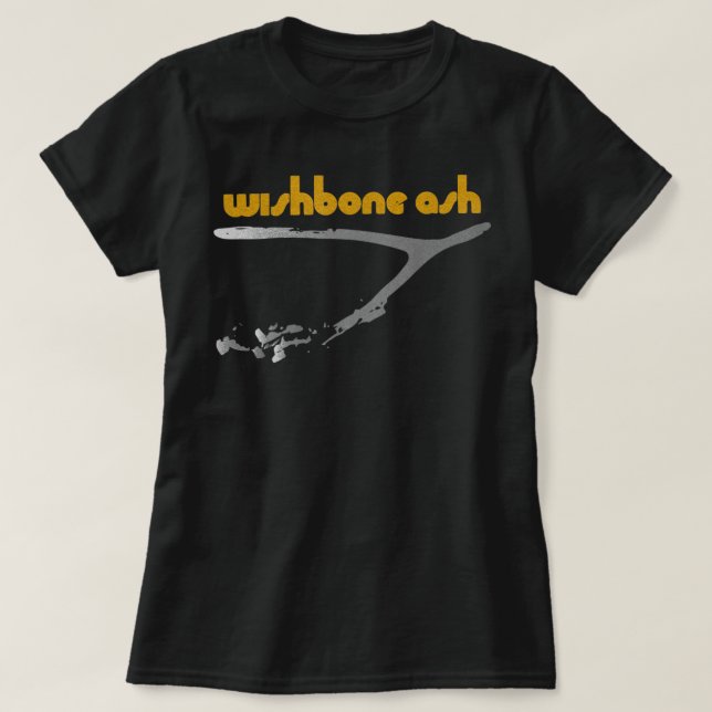 Wishbones Ash Band  T-Shirt (Design Front)