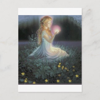 Wishes Amongst the Flowers Postcard