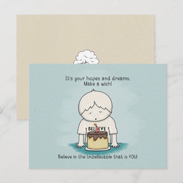 Wishes are Hopes and Dreams Postcard (Front/Back)