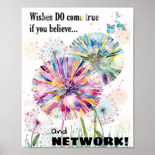Wishes come true - Networking poster 