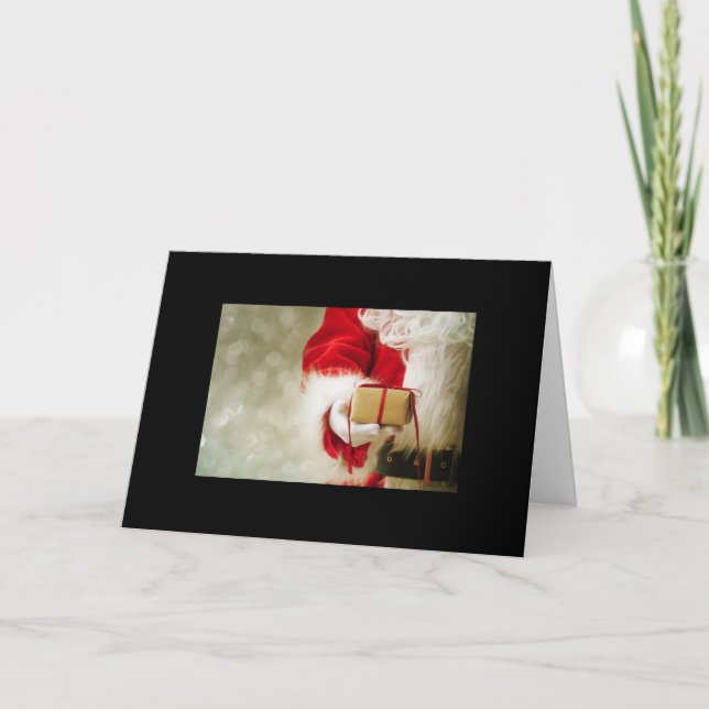 WISHES FOR A ***HAPPY HOLIDAY*** TO YOU! HOLIDAY CARD (Front)