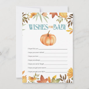 Wishes for Baby, Baby Shower Wish Enclosure