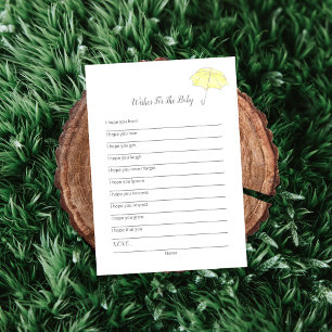 Wishes For Baby   Baby Sprinkle Card