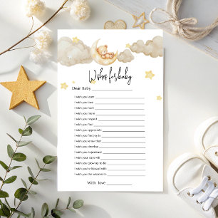 Wishes for Baby – Over the Moon Baby Shower