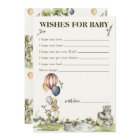 Wishes For Baby Woodland Gender Neutral Shower