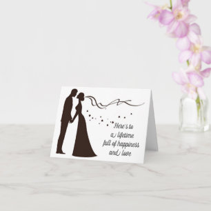 WISHES FOR HAPPINESS/LOVE ON WEDDING DAY CARD