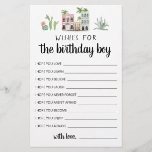 Wishes For The Birthday Boy