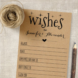 Wishes for the Happy Couple Card