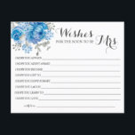 Wishes for the Soon to be Mrs Bridal Shower card<br><div class="desc">Make it your own by adding your text (and personal photos). To access advanced editing tools,  please go to "Personalise",  scroll down and press the "click to customise further" link. See the full collection for all matching designs!</div>