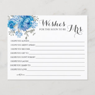 Wishes for the Soon to be Mrs Bridal Shower card