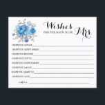 Wishes for the Soon to be Mrs Bridal Shower card<br><div class="desc">Make it your own by adding your text (and personal photos). To access advanced editing tools,  please go to "Personalise",  scroll down and press the "click to customise further" link. See the full collection for all matching designs!</div>