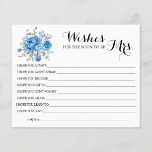 Wishes for the Soon to be Mrs Bridal Shower card