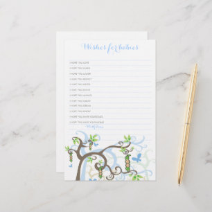 Wishes For Twins Baby Boys Blue Peas In A Pod Game