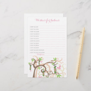 Wishes For Twins Baby Girl Pink Peas In A Pod Game