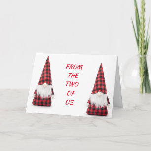 WISHES FROM THE "TWO OF US" HOLIDAY CARD