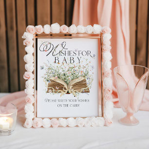 Wishes Game New Chapter Book Theme Wildflower Poster