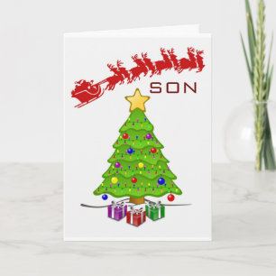 WISHES "SON" THAT YOUR WISHES COME TRUE  HOLIDAY CARD